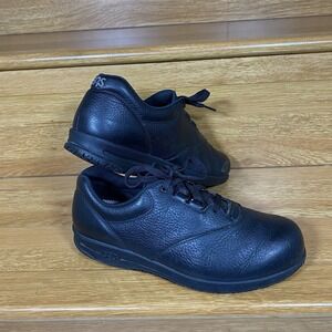 SAS Liberty Women's Sz 6 Slip Resistant Shoes Black Pebbled Leather